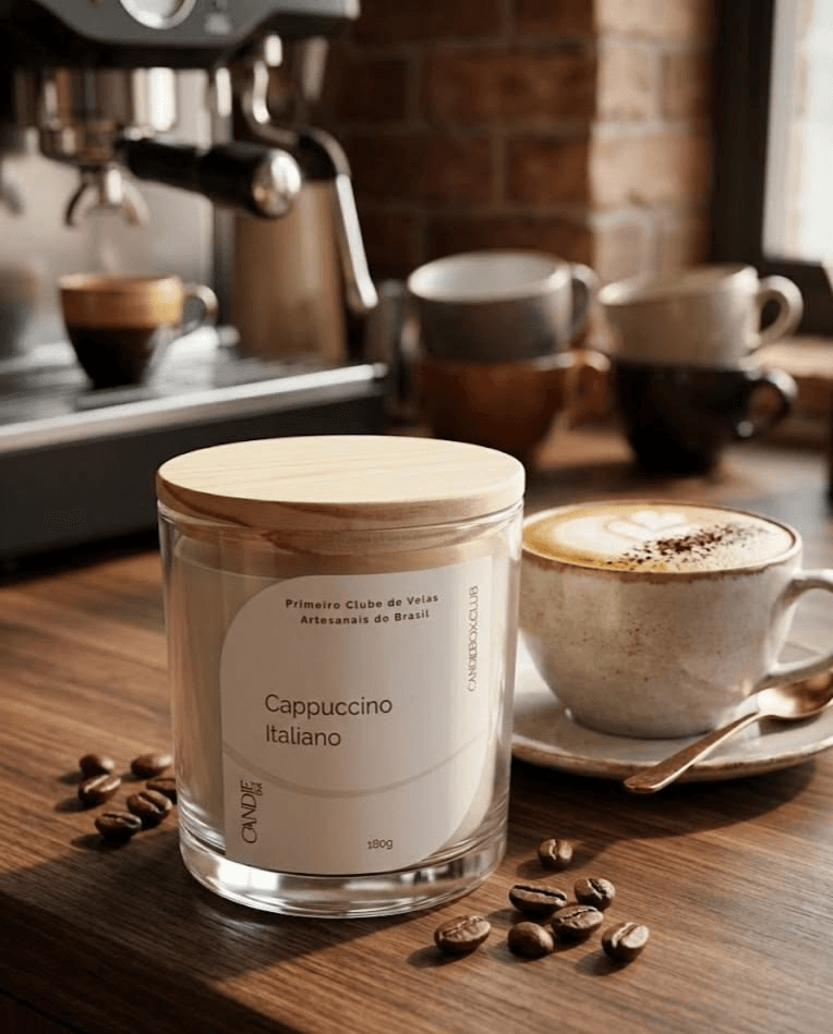 Cappuccino Italiano - Vela Aromática Coleção Clássica 180g